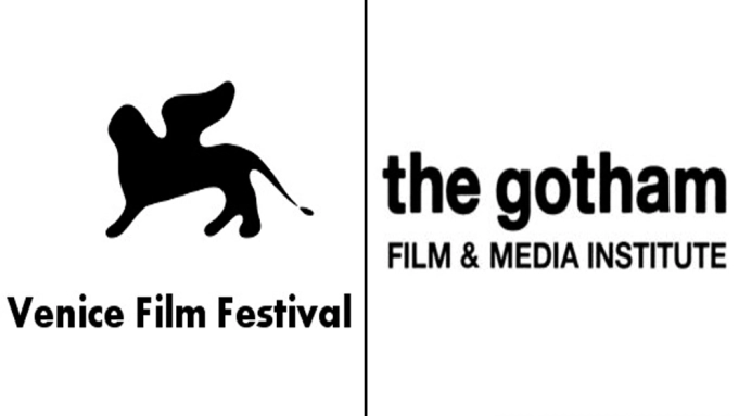 Venice film festival gotham institute logos