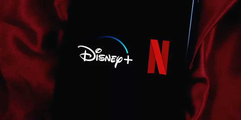 disney and netflix logo on a phone 1