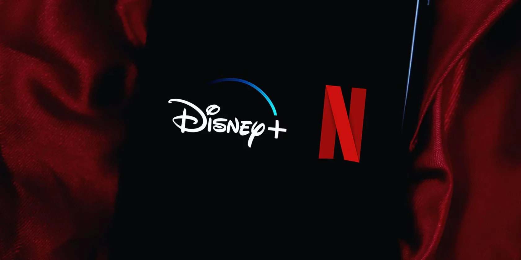 disney and netflix logo on a phone 1