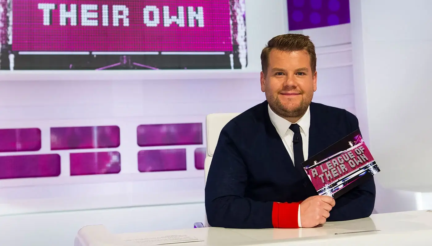 James Corden hosting A league of their own